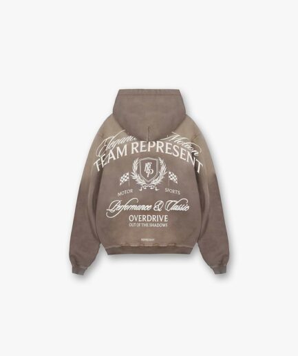 Crest Zip Up Hoodie