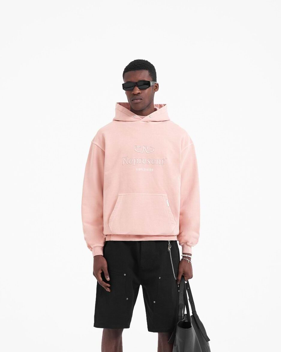 pink represent hoodie