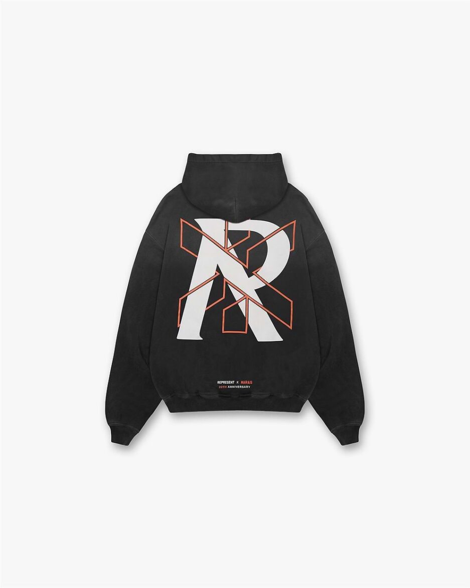represent black hoodie