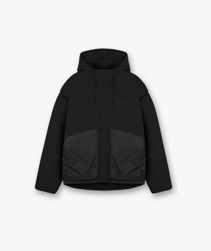 Layered Hooded Puffer