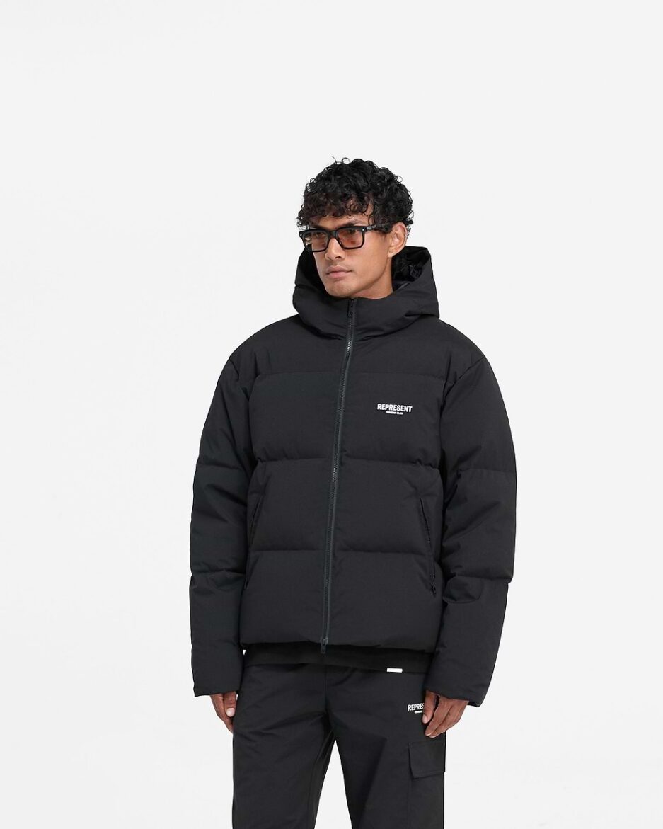 Represent Owners Club Hooded Puffer Jacket